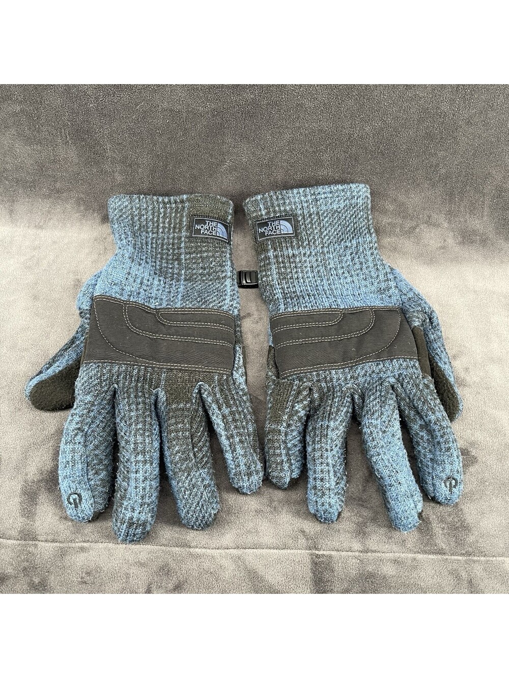 The North Face Etip Recycled Gloves Men’s XL Blue Touchscreen Winter Warm